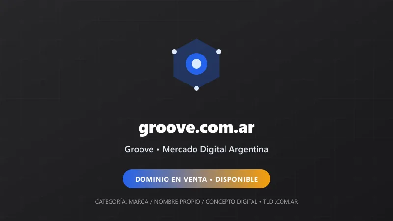 Identidad gráfica y activo digital para Groove en Argentina